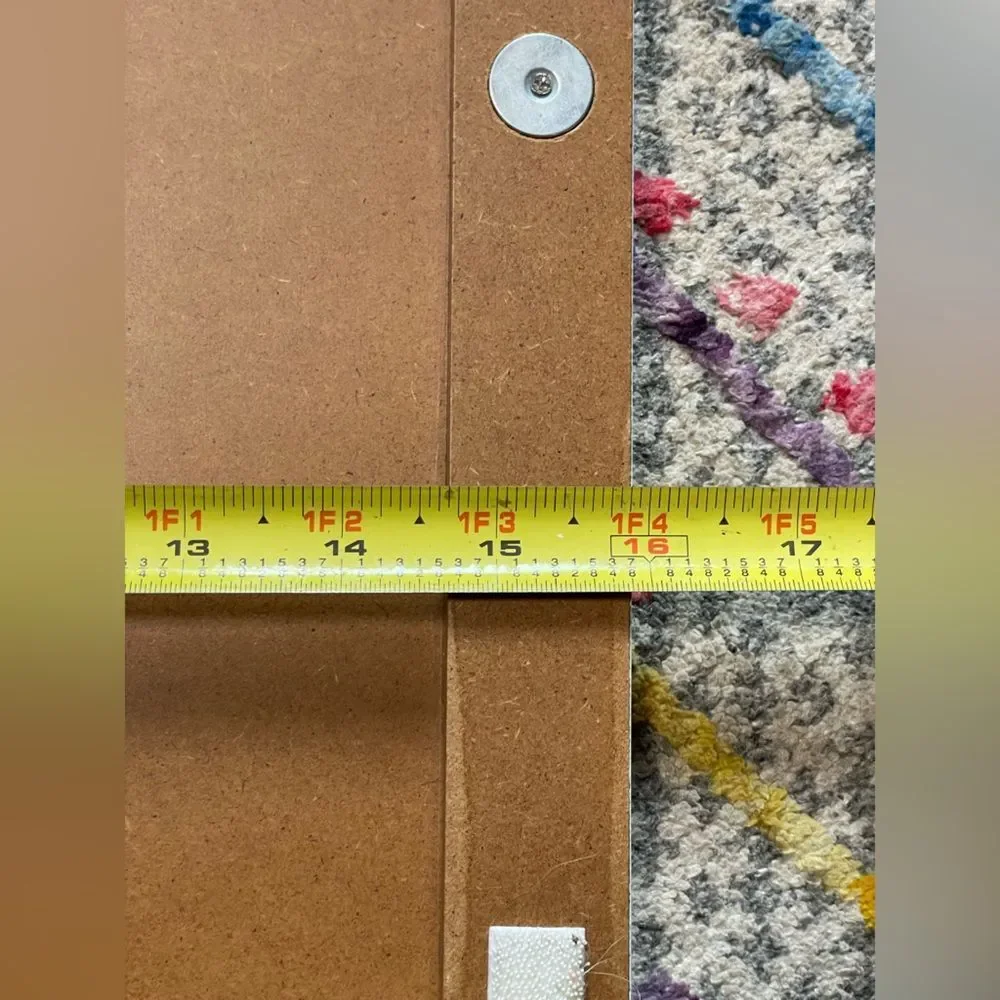 Dry Erase Wall Hanging Monthly Calendar Board with Days of the Week 16”x16”
